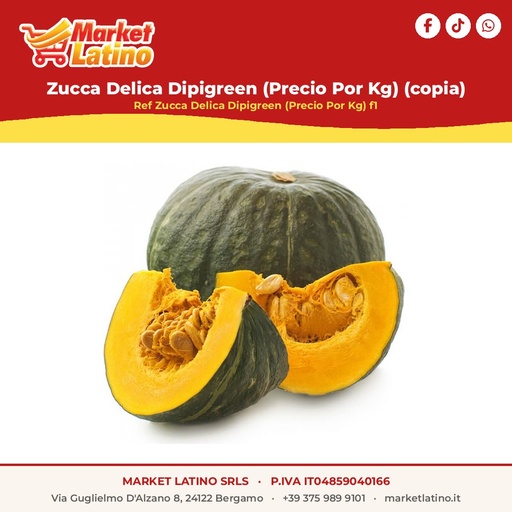 [Zucca Delica Dipigreen (Precio Por Kg) f1] Zucca Delica Dipigreen (Prezzo Al Kg) (copia)