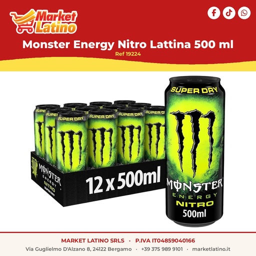[19224] Monster Energy Nitro Lattina 500 ml