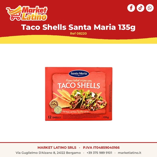 [08220] Conchiglie per Tacos Santa Maria 135g