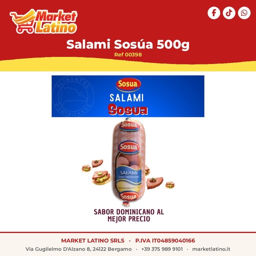 [00398] Salami Sosúa 500g
