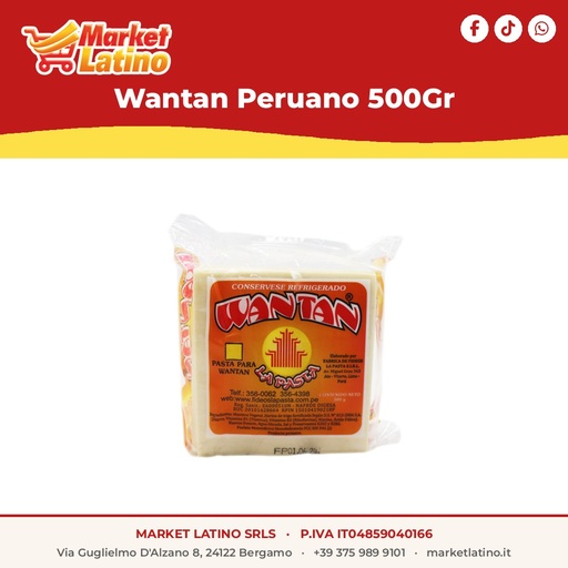 Wantan Peruano 500Gr