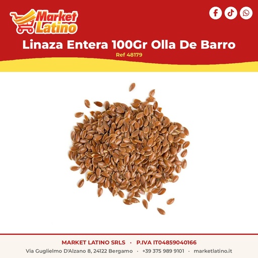 [48179] Linaza Intera 100Gr Olla De Barro