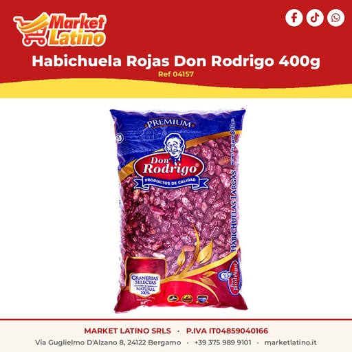 [04157] Fagioli Rossi Don Rodrigo 400g