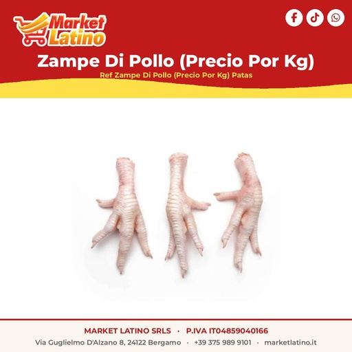 [Zampe Di Pollo (Precio Por Kg) Patas] Zampe Di Pollo (Precio Por Kg)