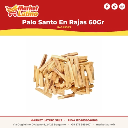 [49343] Palo Santo a strisce 60Gr