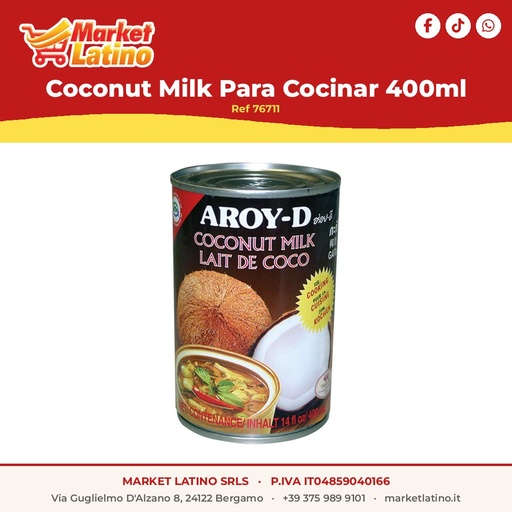 [76711] Coconut Milk Para Cocinar 400ml