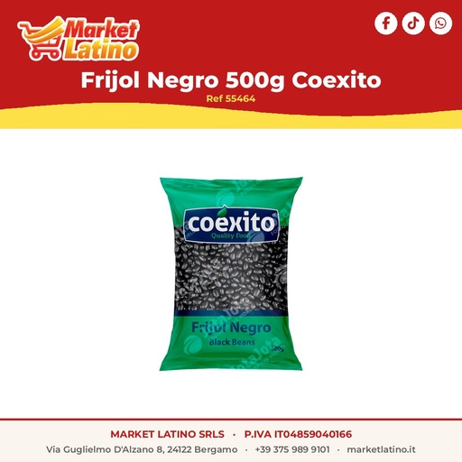 [55464] Fagioli Neri 500g Coexito
