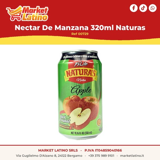 [00729] Nectar De Manzana 320ml Naturas