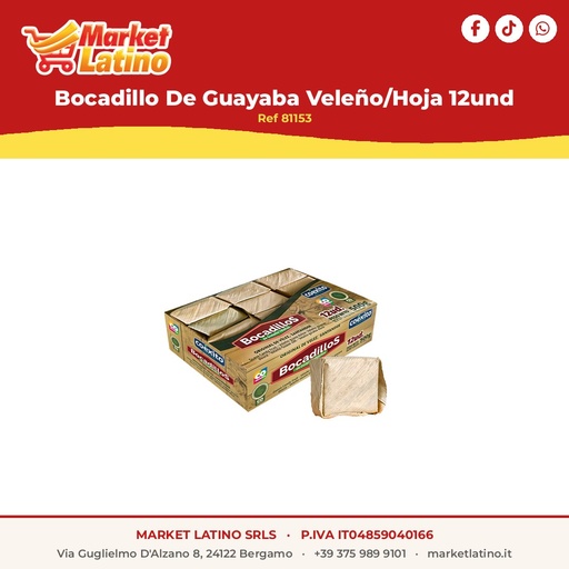 [81153] Bocadillo Di Guayaba Veleño/Foglia 12und