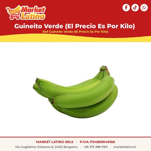 [Guineito Verde (El Precio Es Por Kilo)] Guineito Verde (Il Prezzo È Per Chilogrammo)