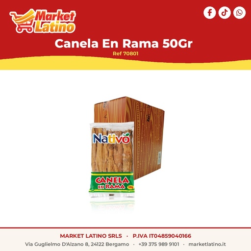 [70801] Cannella in Rama 50Gr