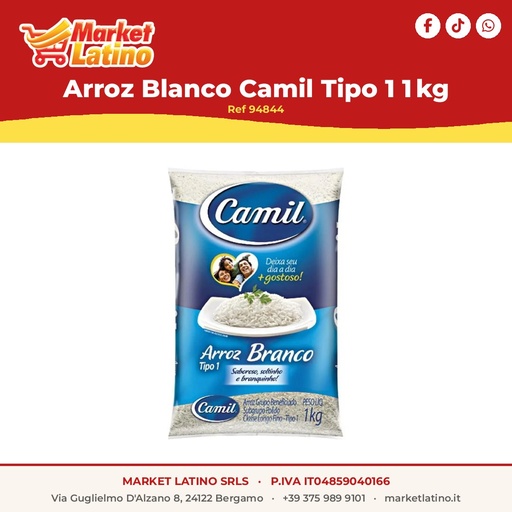 [94844] Riso Bianco Camil Tipo 1 1 kg
