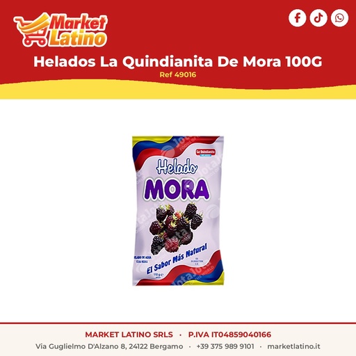 [49016] Gelati La Quindianita Di Mora 100g