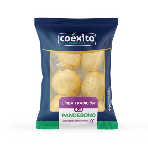 [81085] Pandebono Tradicion Congelado 6ud 360gr Coexito