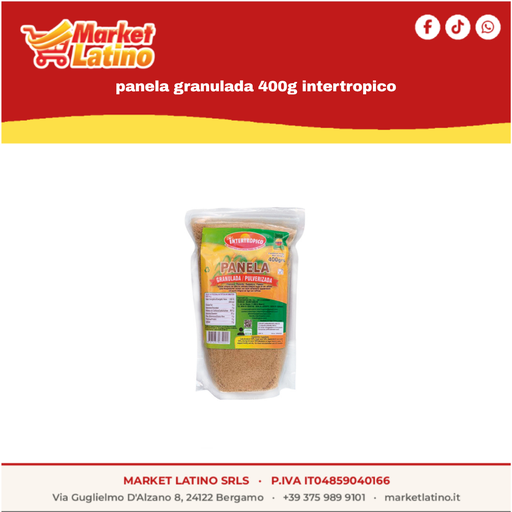 [34022] Panela Granulada Intertropico 400g